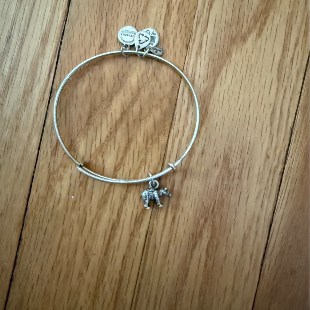 Silver bear charm Alex and ani
